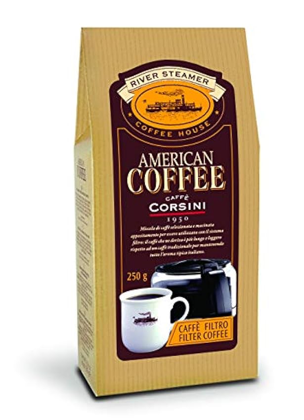 Caffè Corsini - American Coffee. Mélange de café moulu 