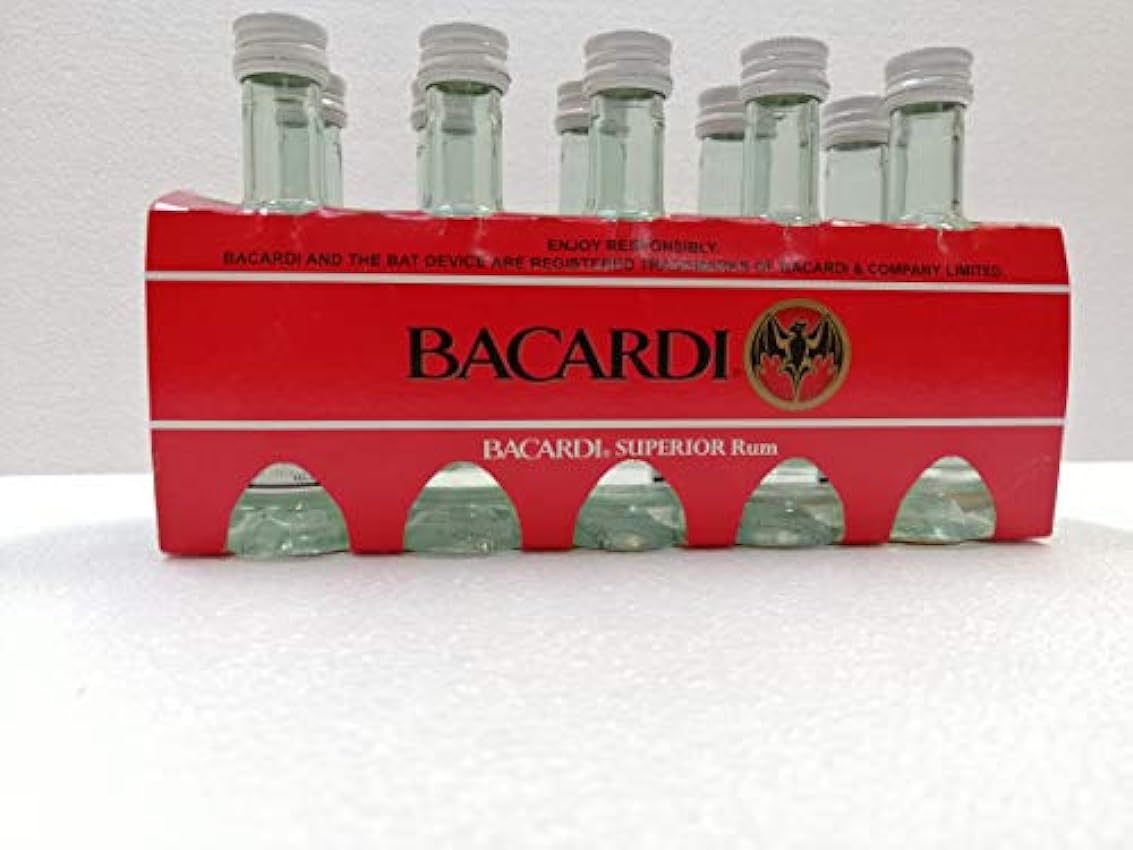 Miniature Ron Bacardi 10X5cl 40% d´alcool KtxnlOZN