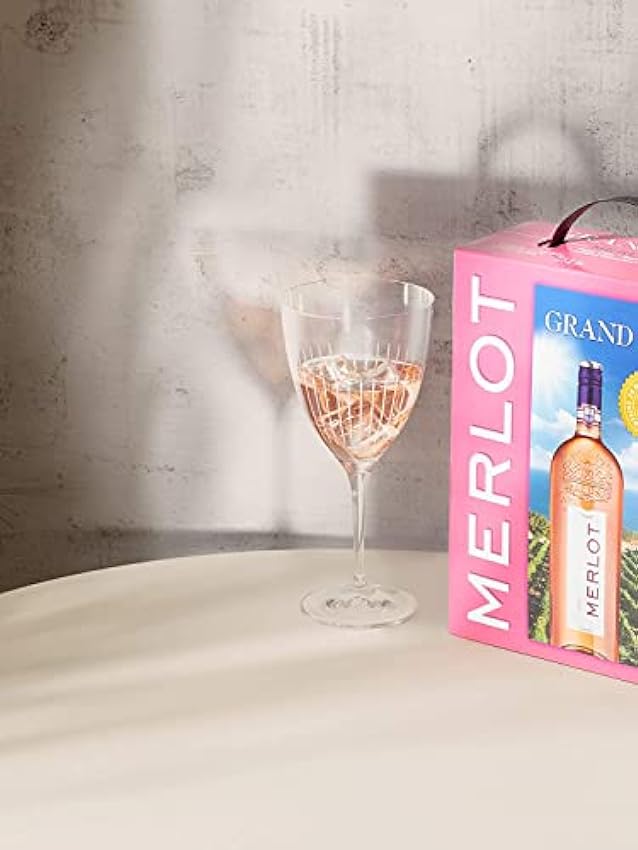 Chamboustin Vin de Table MVDPCE 3 L & Grand Sud - Merlot Vin Rosé du Pays d´Oc, France - Bag in Box 3l (1 x 3 L) OgUBlabb