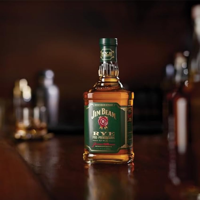 Jim Beam Rye Kentucky Straight Bourbon Whiskey, Whisky Américain 40% - 70cl LcpK3mmL