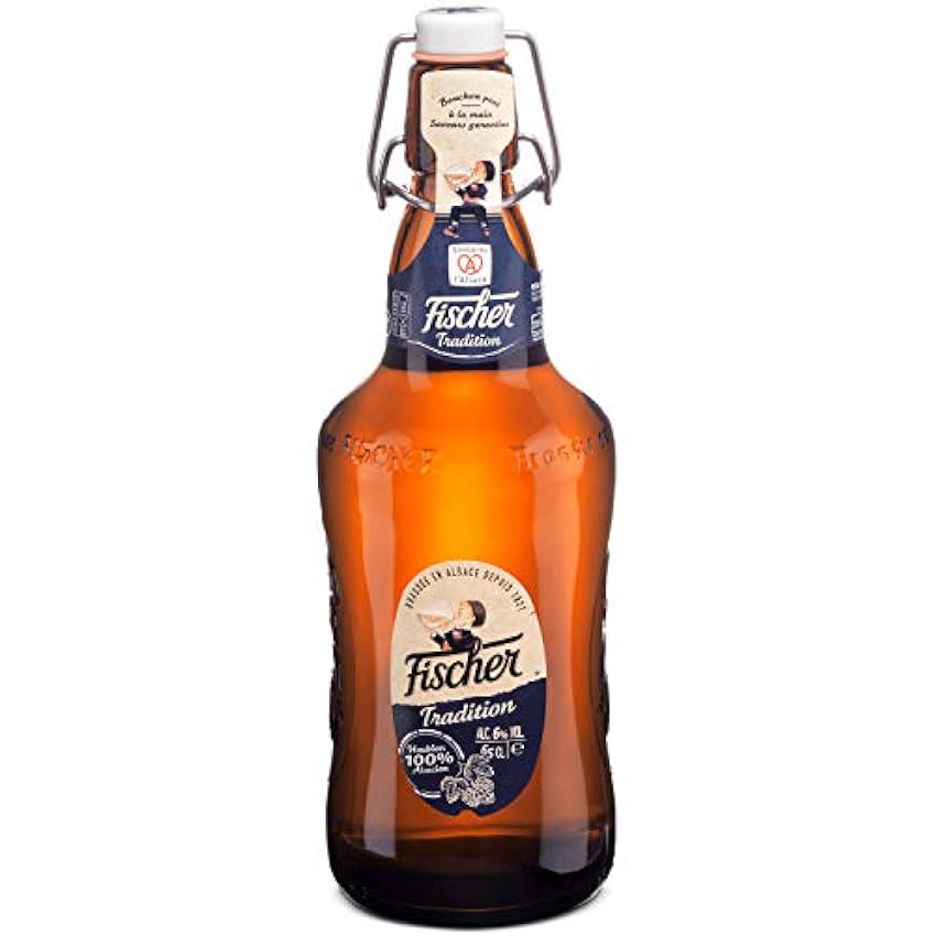 Fischer Bière Blonde d´Alsace Tradition 65 cl onGYkg1Z