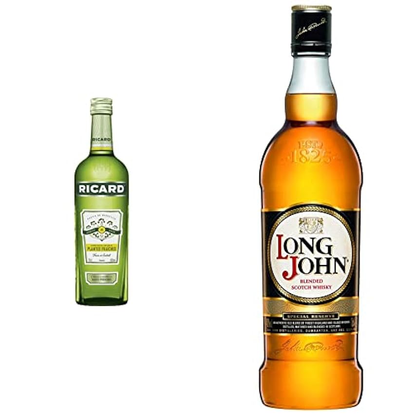 RICARD Plantes fraîches 70cl 45% & LONG JOHN Ecosse Scotch Whisky 70 Cl myUvT7T5