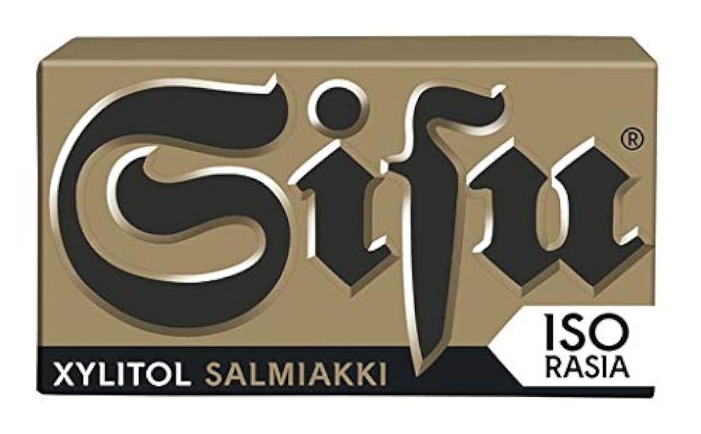 Cloetta Sisu Xylitol Salmiakki pastilles 4 Packs of 70g
