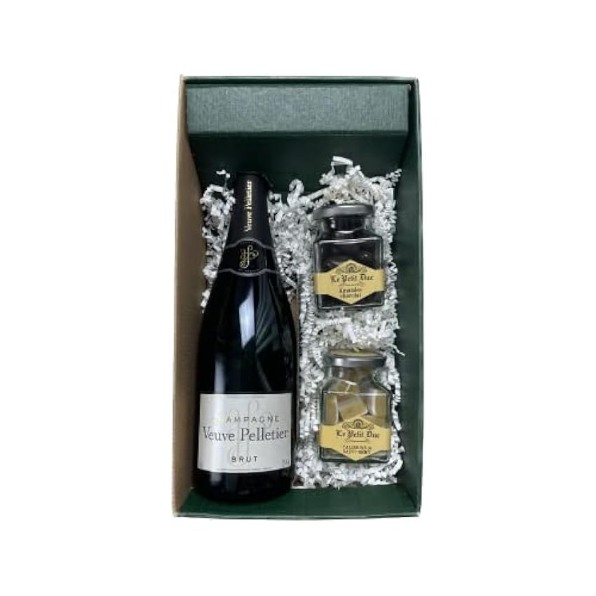 Coffret Cadeau Champagne Veuve Pelletier - Vert - Brut 