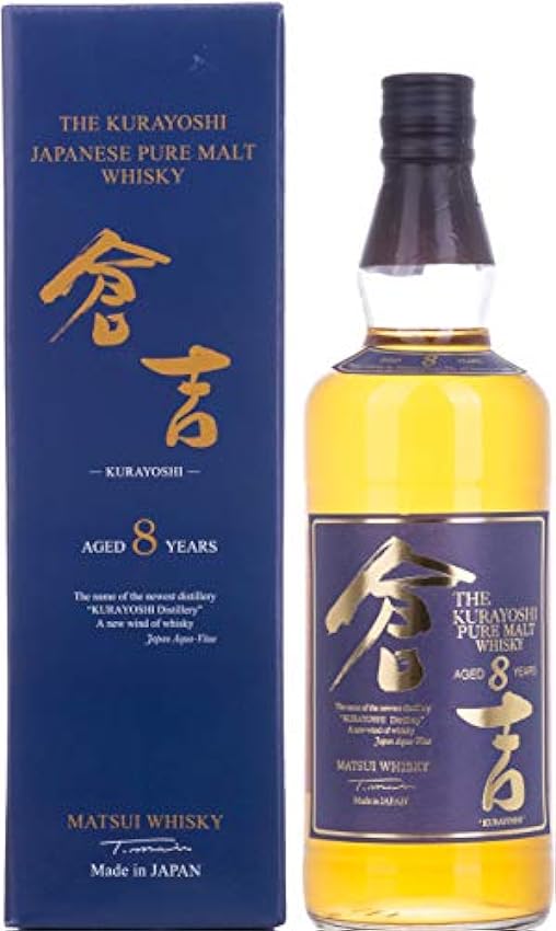 The Kurayoshi Tottori 8 Ans Pure Malt Whisky en Coffret