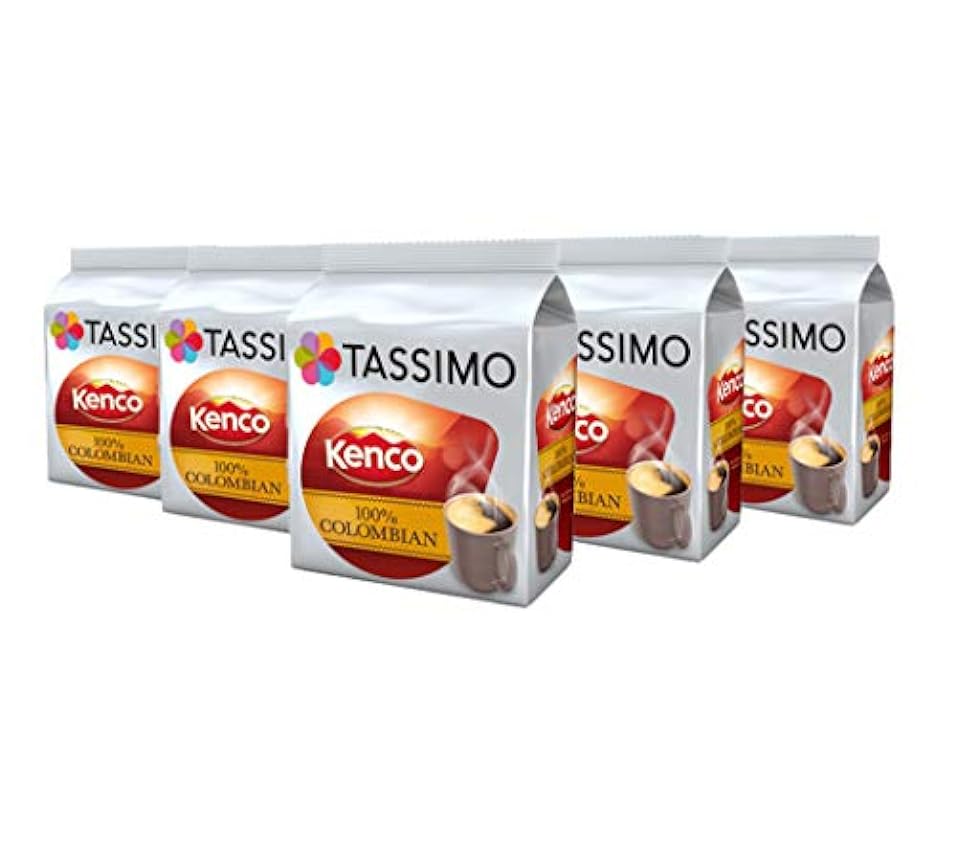 TASSIMO Kenco Colombian 16 T DISCs (Pack of 5, Total 80 T DISCs) Nj3Qfd4t