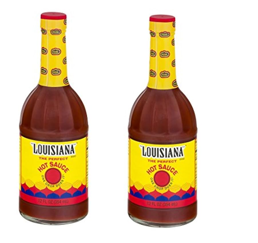 LOUISIANA Hot Sauce, 12 oz (Pack of 2) by Louisiana nPj