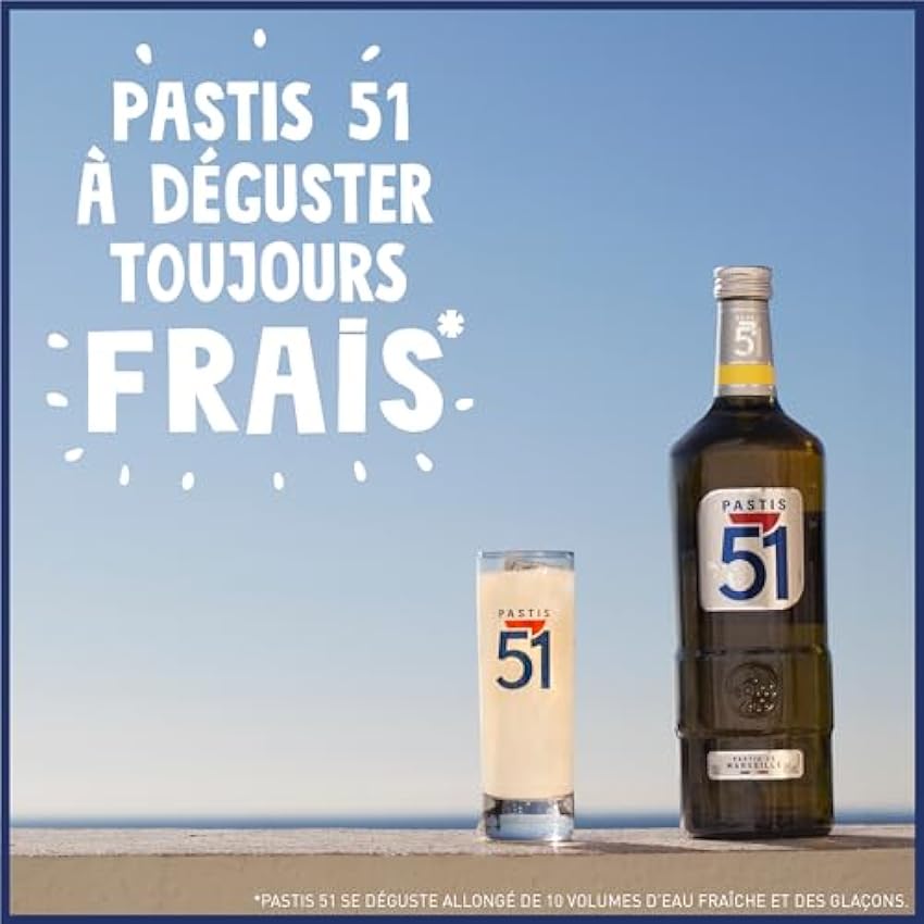 PASTIS 51 Apéritif Pastis de Marseille - 45%, 70cl L7ozWYPZ