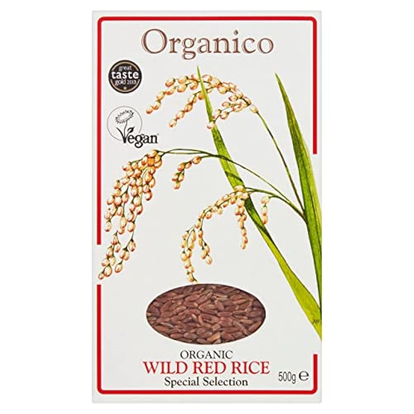 Organico Riz Sauvage Rouge De Grains Entiers 500G - Paquet de 2 L85IDS4j