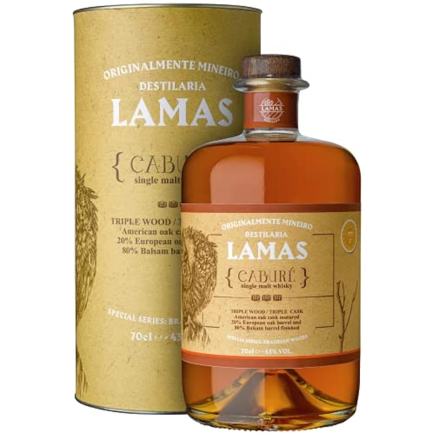 Whisky Lamas Caburé Single Malt - Origine Brésil - 70cl