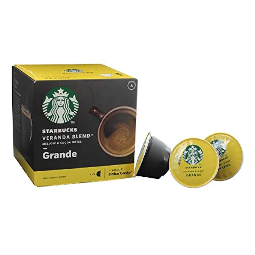 Starbucks Nescafé Dolce Gusto Veranda Lot de 3 boîtes de 12 Capsules de café kUgFpUfF