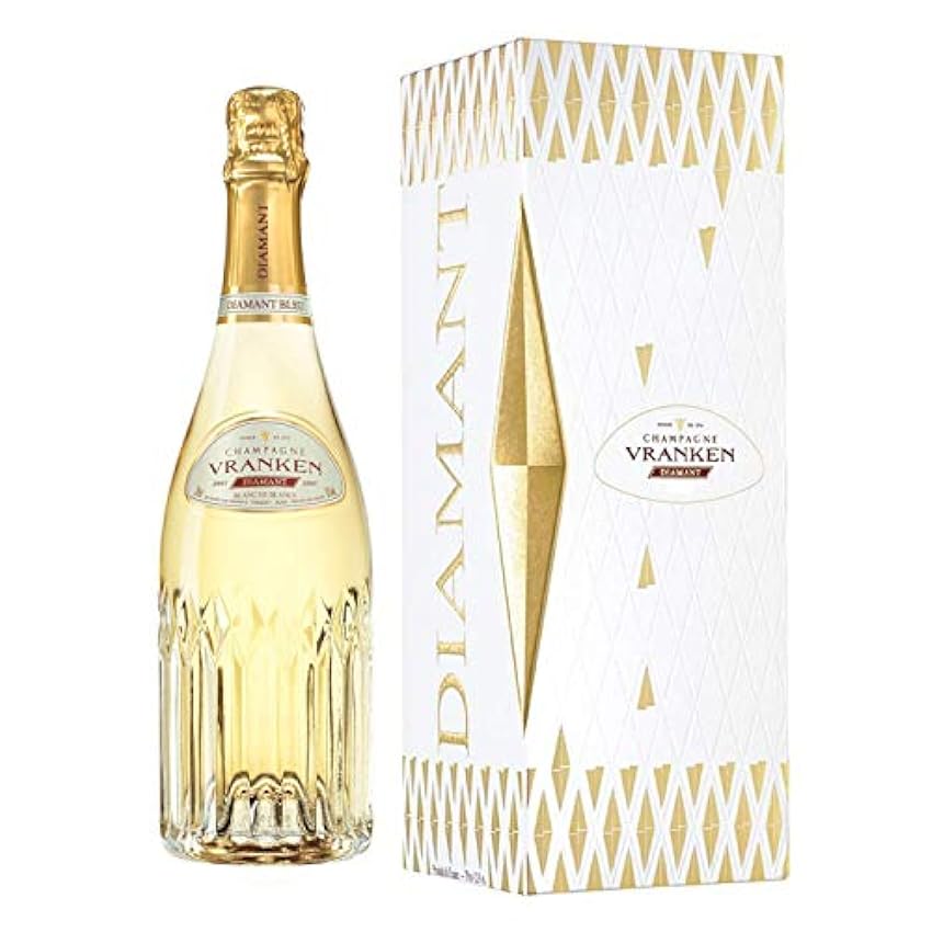 Champagne Vranken - Diamant Blanc de Blancs - Sous coffret cadeau 1 * 75cl nqCDafee