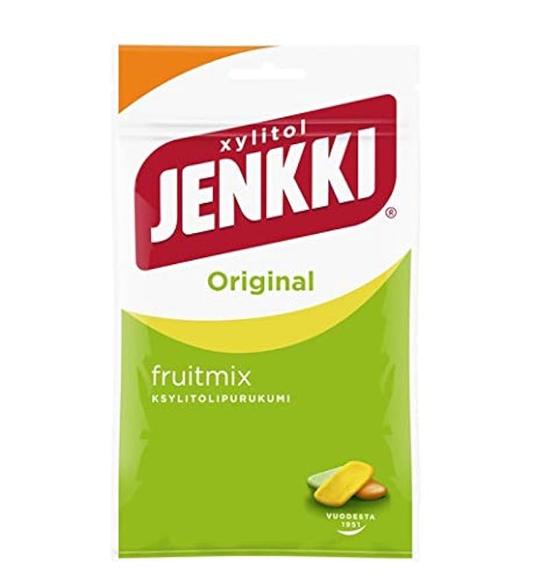 Cloetta Jenkki Xylitol Fruit mix Chewing-gum 16 Packs o