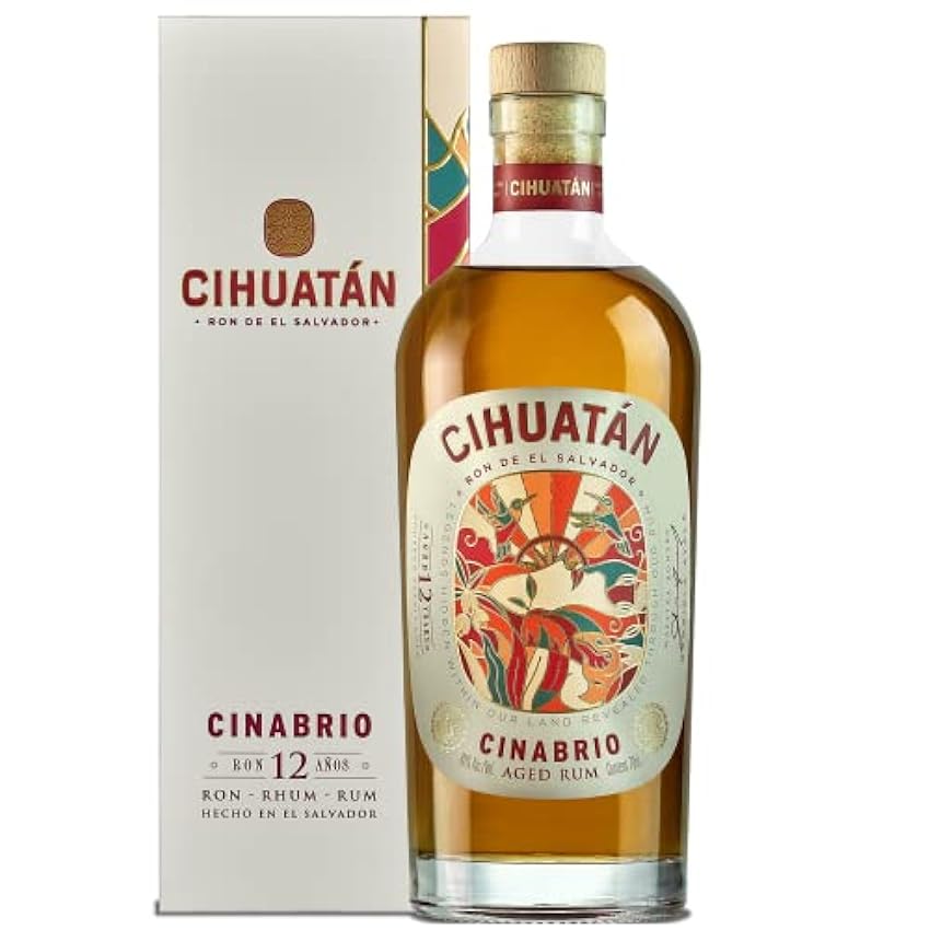 Cihuatan Cinabrio Aged Rum 12 ans - Origine El Salvador