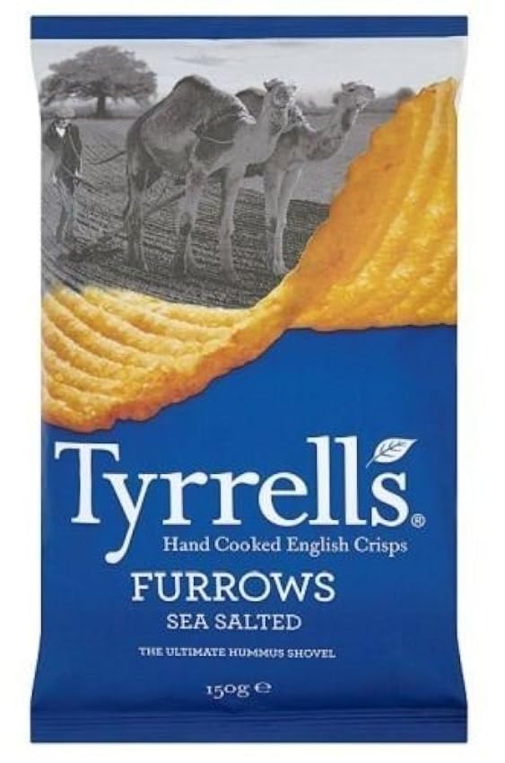 Tyrrells Furrows Lot de 12 croustillants salés de mer 1