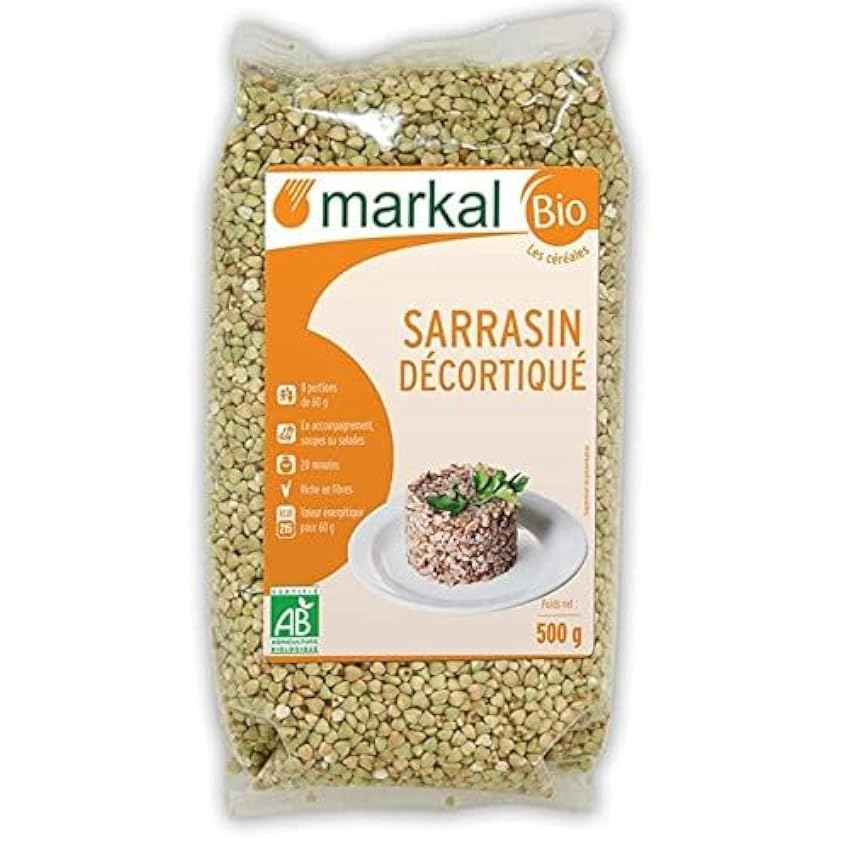 Graines de sarrasin décortiquées bio | 500g | Markal LV