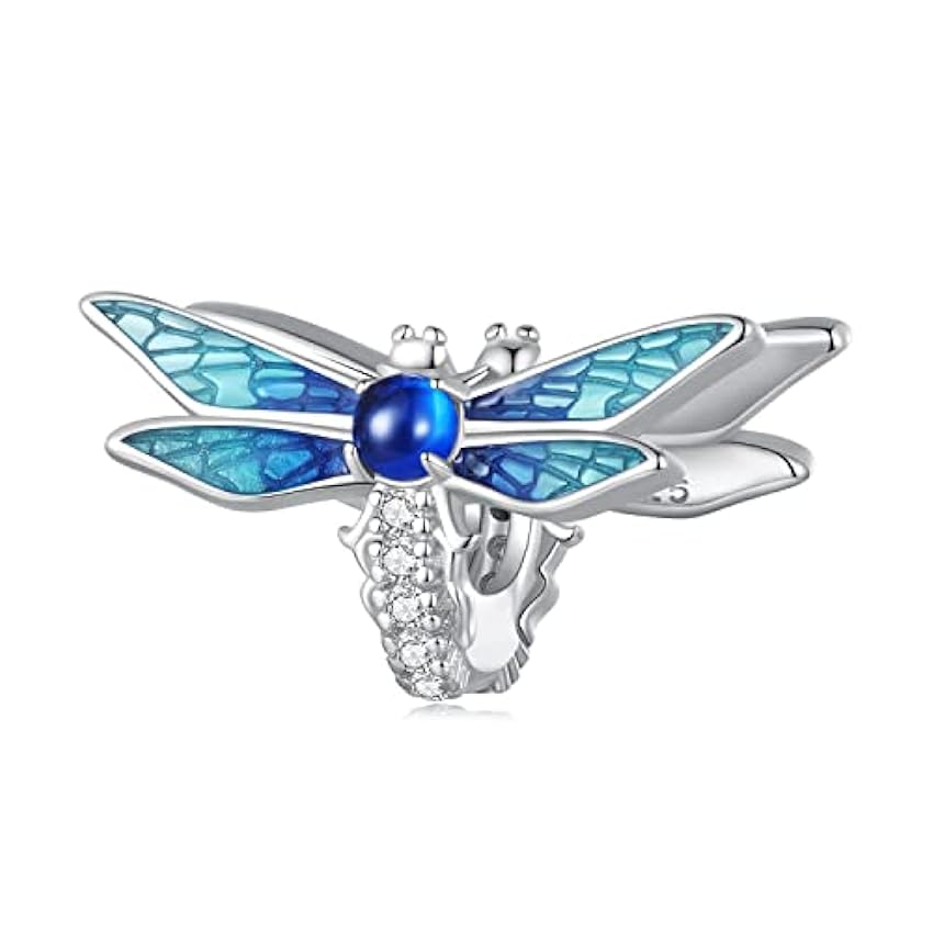 GemKing BSC840 Butterfly positioning buckle S925 Sterling Silver Charm mrVBDXP2