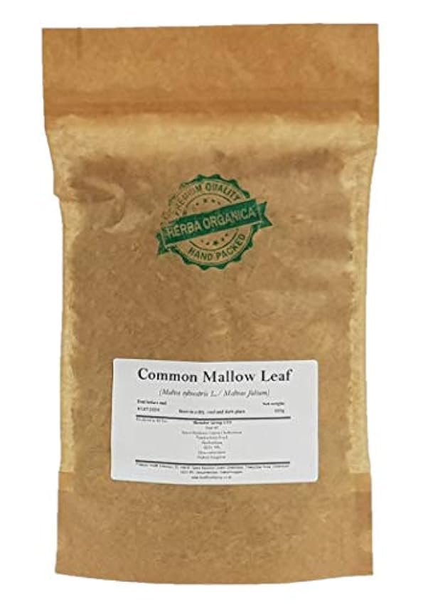 Mauve Sylvestre Feuille / Malva L / Common Mallow Leaf # Herba Organica # Grande Mauve, Mauve des Bois (100g) M1pVhhhz