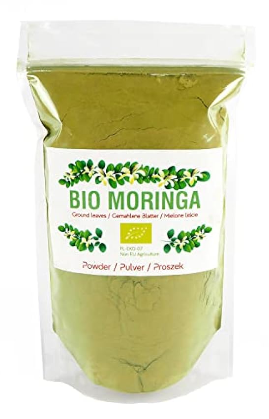 Moringa en poudre BIO, Motinga poudre de feuilles bio, Moringa oleifera 800G kW57xvjV