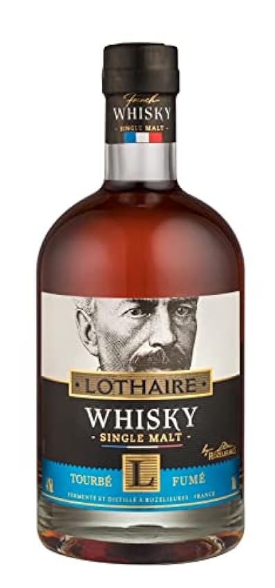 Lothaire - Whisky Single Malt Tourbé Fumé 44° (1 X 0.70