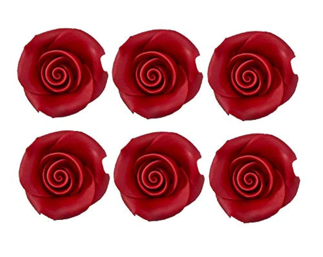 Petite décoration de gâteau en forme de roses rouges pr