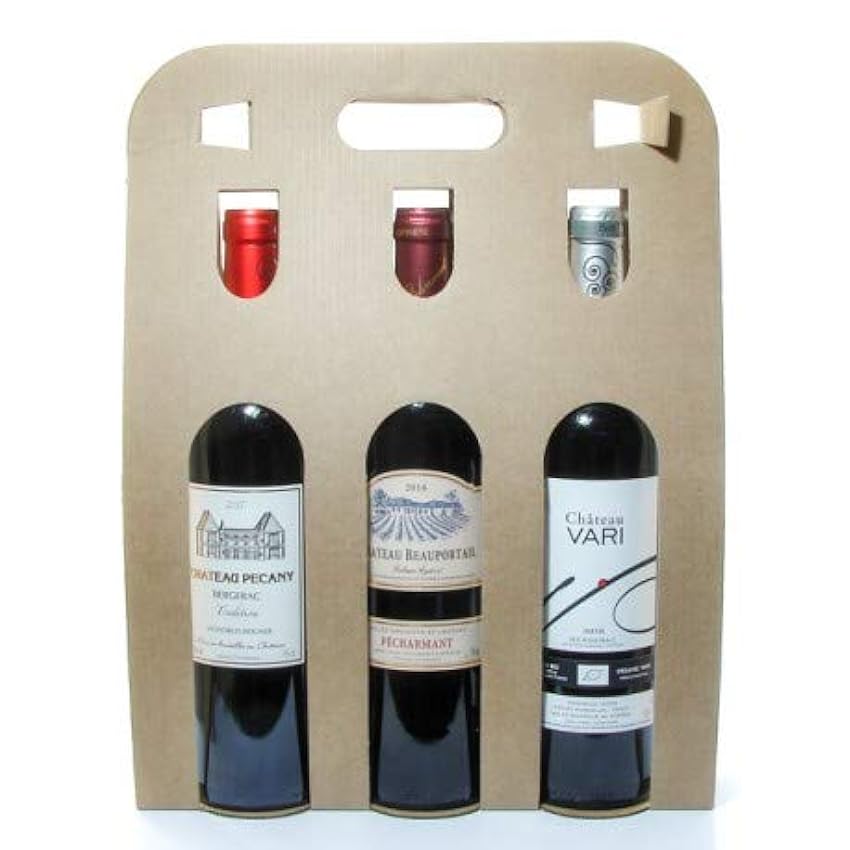 Coffret 3 Bouteilles de Vin de Bergerac Rouge 3x75cl lr