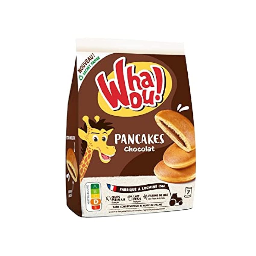 Epicerie WHAOU! - Whaou! Pancakes Chocolat X7 259G - le