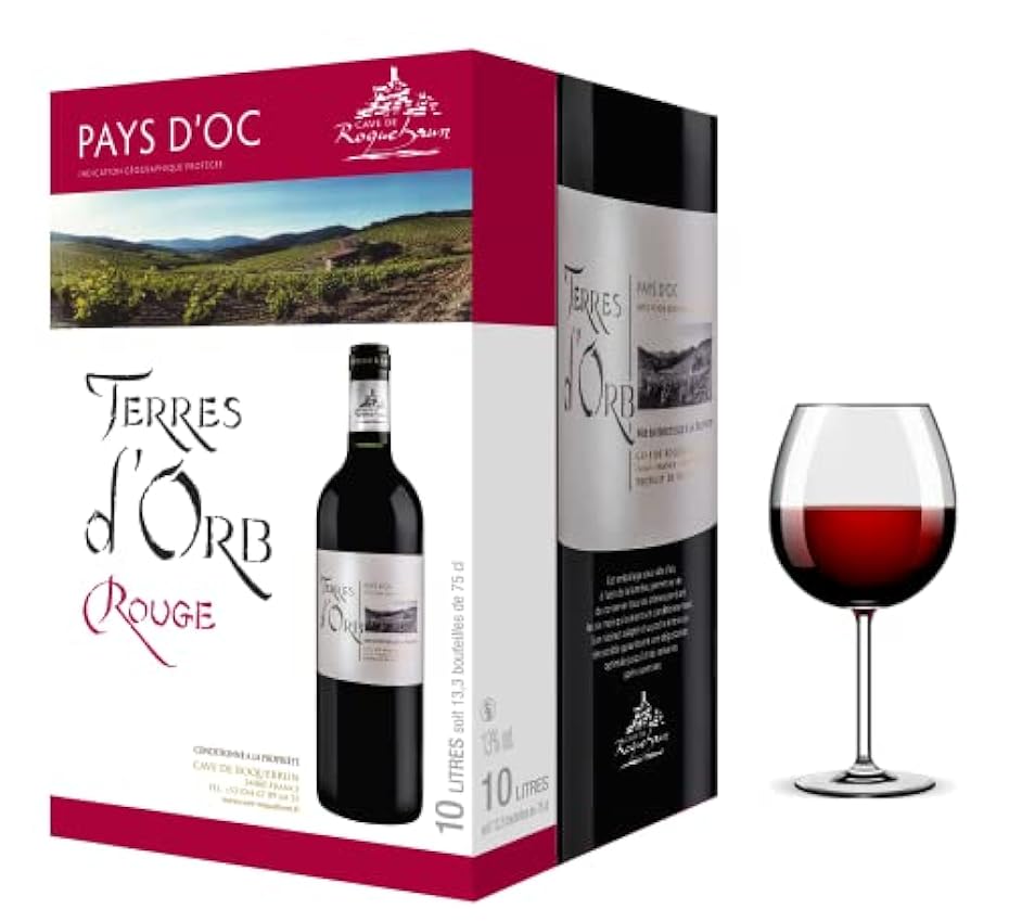 BIB - BAG-IN-BOX - TERRE D´ORB Languedoc Vin Rouge