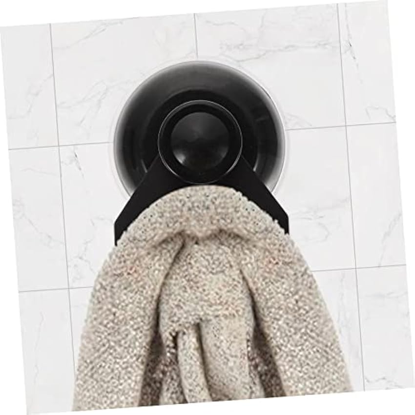 Alipis 3 Pièces crochet à ventouse porte-serviettes pour mur de salle de bain noirs pour accrocher pour suspendre les serviettes crochet Un verre MdQmWKnK