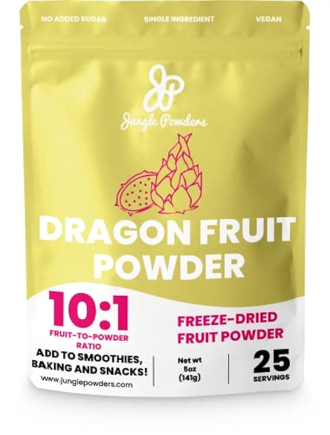 Jungle Powders Poudre de fruit du dragon lyophilisée 14