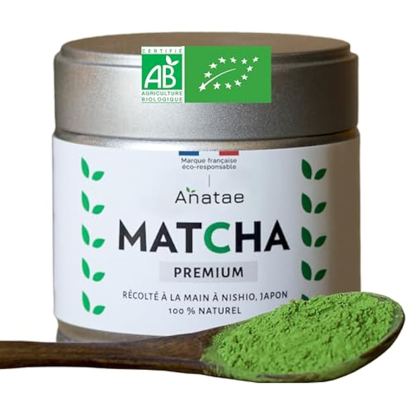 Anatae Marque française - Thé Matcha bio premium japona