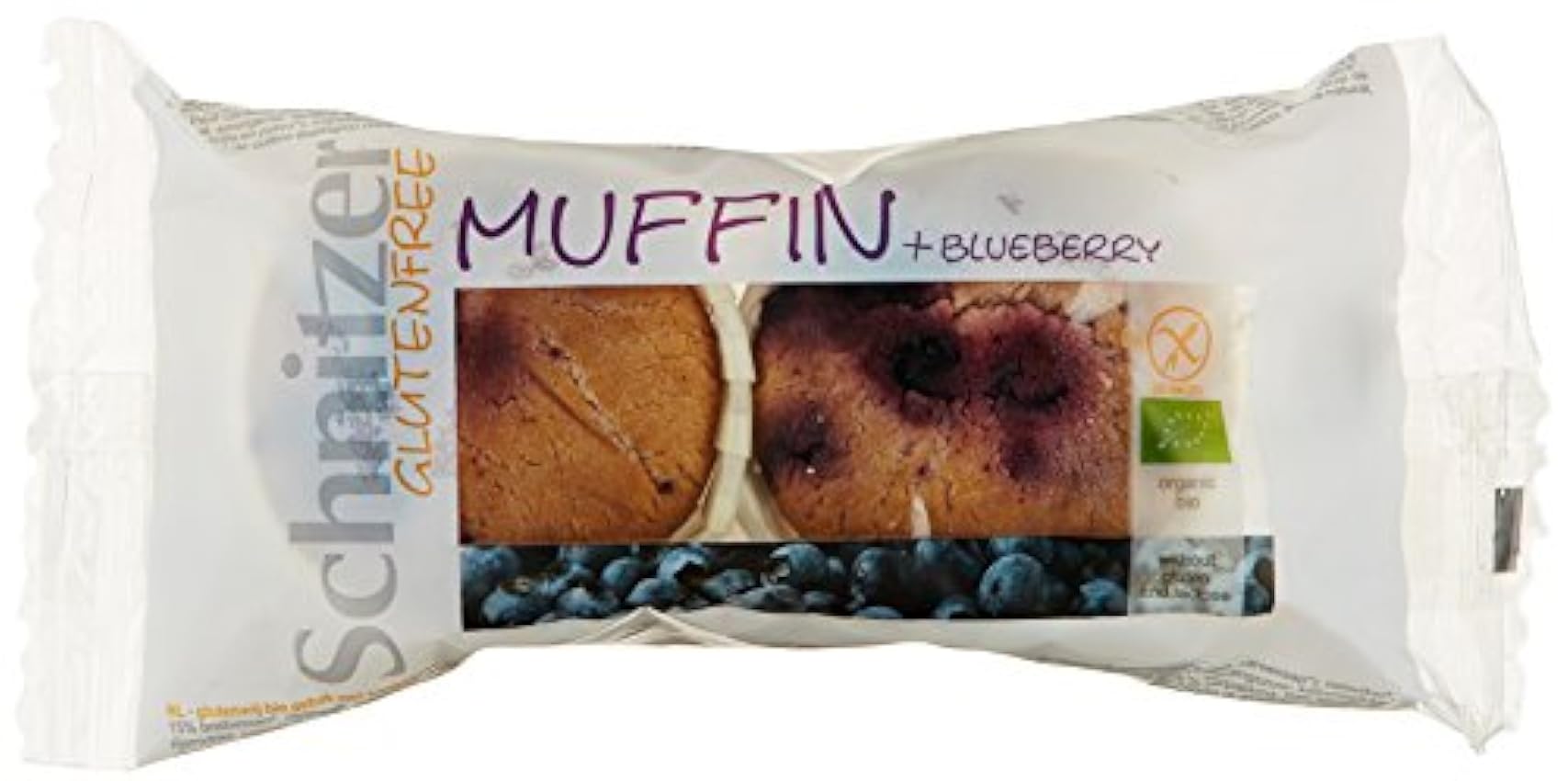 SCHNITZER Muffins aux myrtilles sans gluten 140G Bio - 