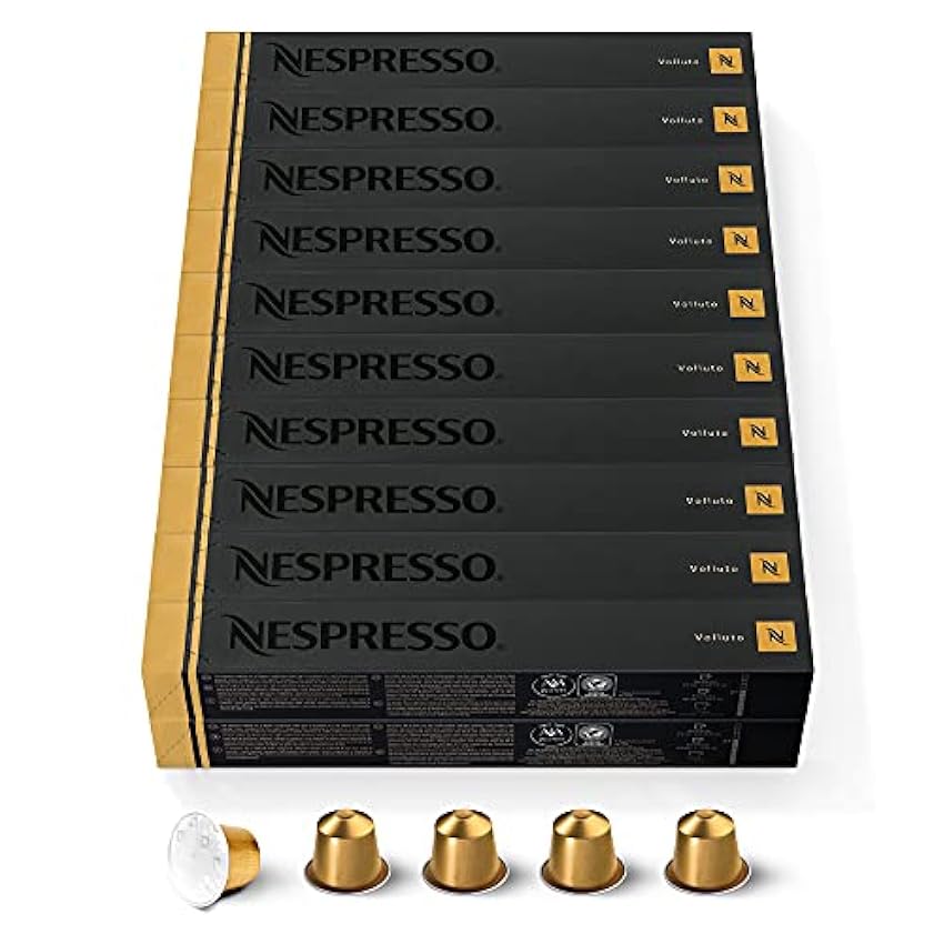 Nespresso Original – 200 Capsules de café Volluto – Int