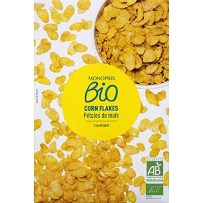 Monoprix Bio Corn Flakes - La boîte de 375 g NSmc2T97