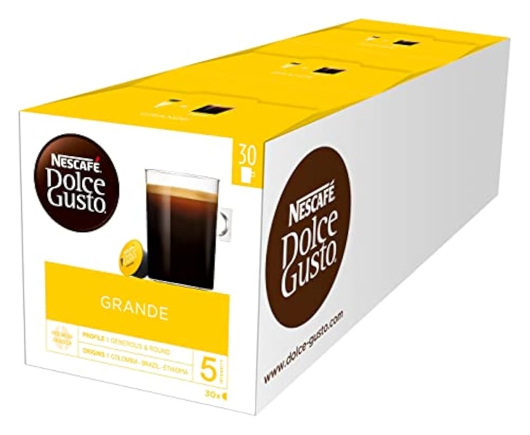 Nescafé Dolce Gusto Grande - Café - 90 Capsules (Pack d