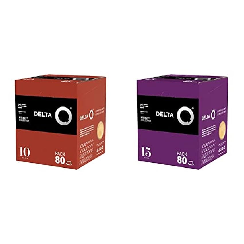 Delta Q Qalidus Intensité 10-80 capsules de café & Myth