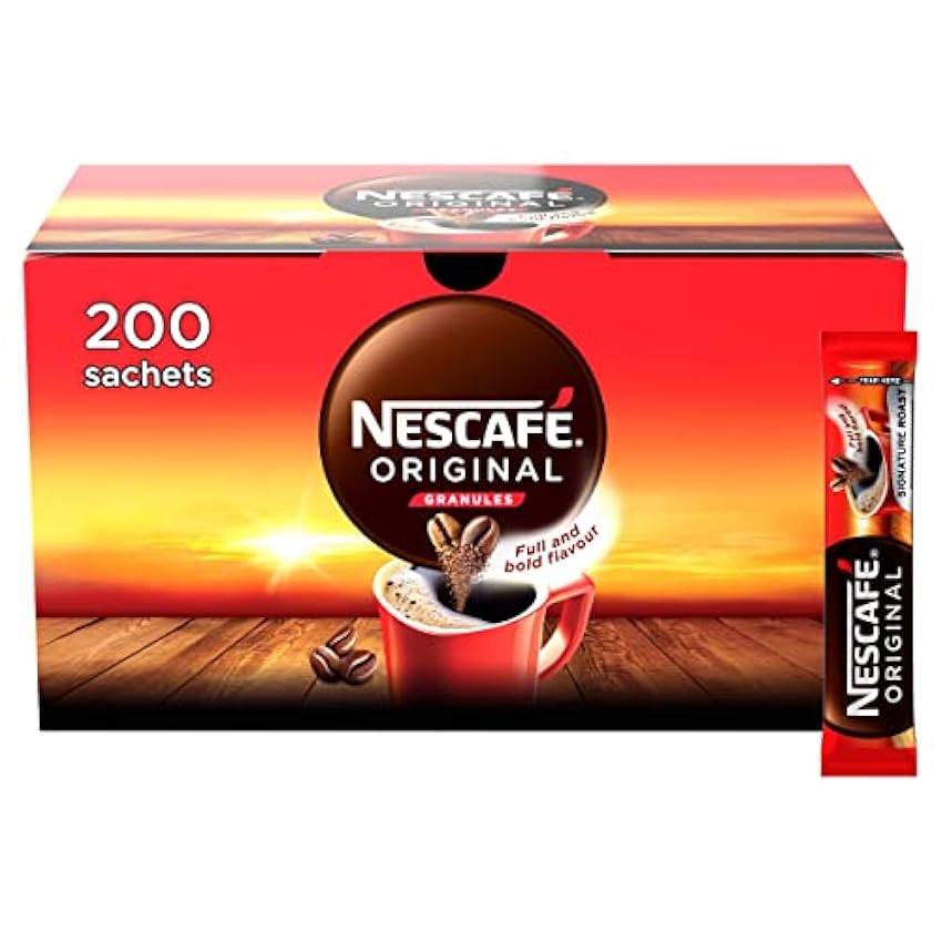 Nescafé quantité originale Boîte Stick Pack: 200 ONycLa
