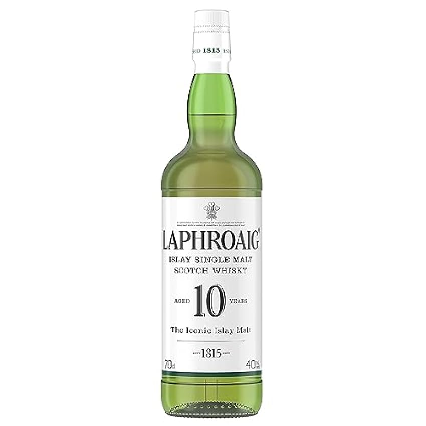 Laphroaig 10 ans Islay Single Malt Scotch Whisky avec é