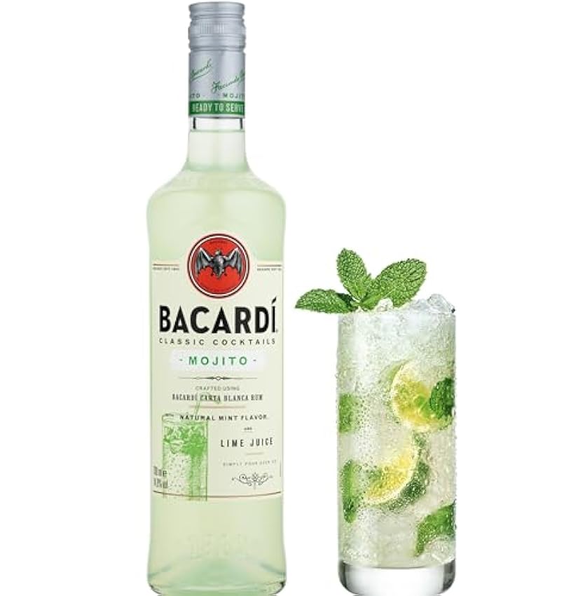 Bacardi Mojito, Classic cocktail Rhum, 70cl, 14,9% n55gOCcx