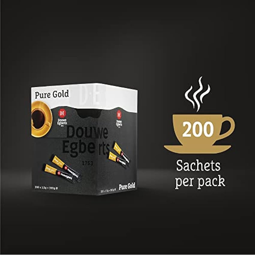 Douwe Egberts Café Soluble en Stick Pure Gold 200 Sticks 300 g Nzd60E0K