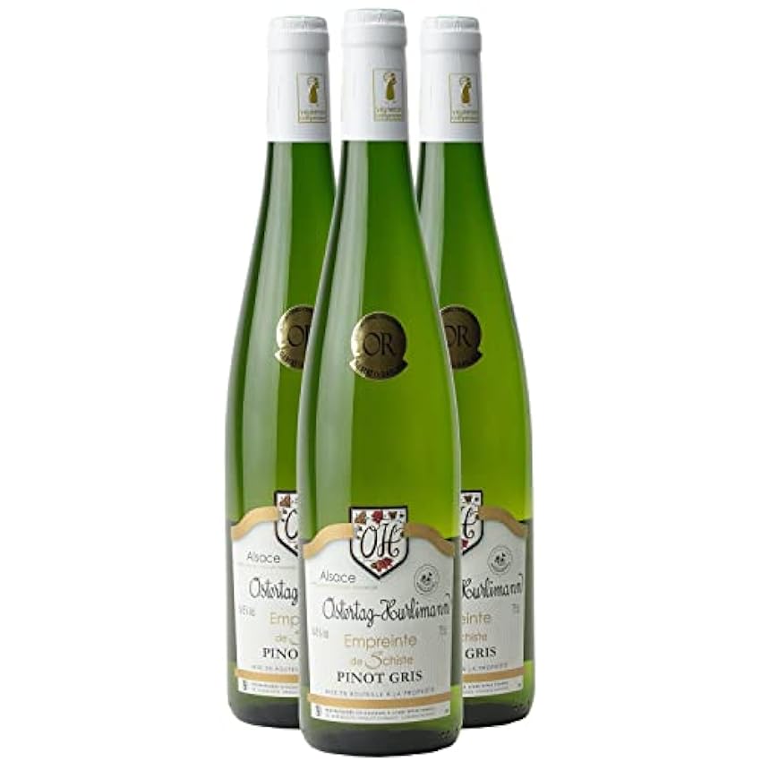 Alsace Pinot gris Empreinte de Schiste - Blanc 2022 - Domaine OSTERTAG-HURLIMANN - Vin Blanc d´ Alsace (3x75cl) HVE nenDNhPJ