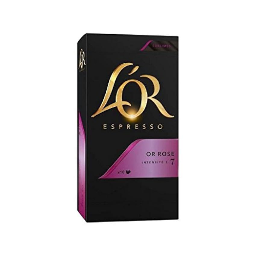 L?OR Espresso Sublime Or Rose (lot de 40 capsules) Lufr