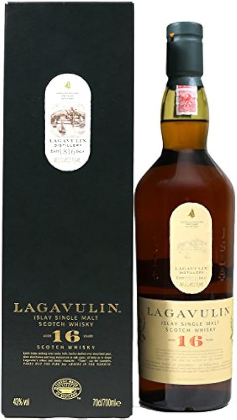 Lagavulin, Single Islay Malt Scotch Whisky, 16 ans d´Age, 43% vol. N4ZSIk67
