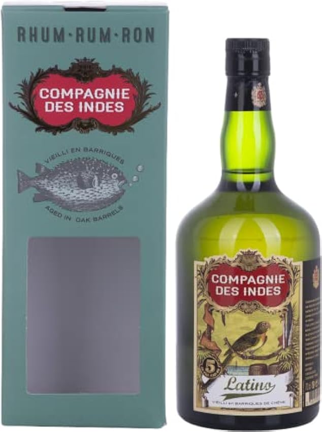 Compagnie des Indes Latino Rum 5 ans 40% Vol. 0,7l in G