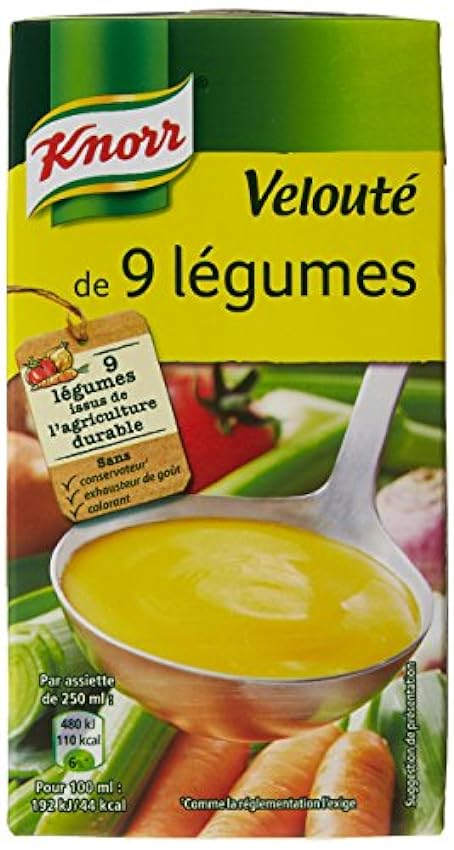 Knorr Soupe Velouté de 9 Légumes 50 cl - Lot de 6 MIvcA
