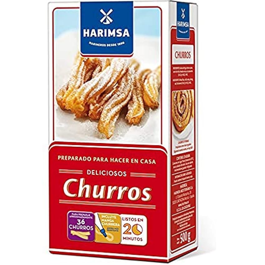 Harimsa mix pour faire churros 500 gr. (Paquet de 3) KT