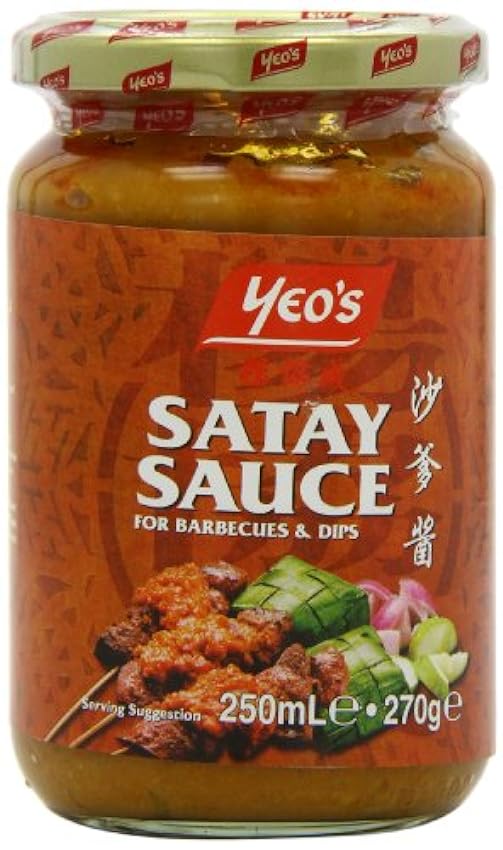 Yeo´s Satay Sauce 250 ml (Pack of 4) oBf1mWO2