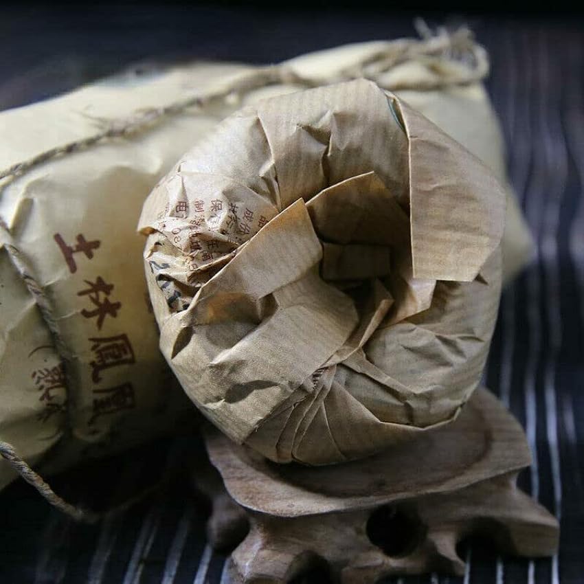 Forme de Bol Naturel Thé Pu-Erh Bon Thé Puer Chine Original Yun Nan Organique Thé Puerh sans Additifs Gâteau de Thé Pu´er Pressé (100g*5) LOX0b8pO