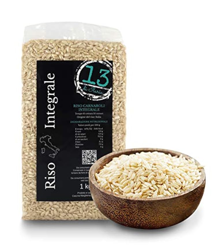 Riz Carnaroli Entier en paquets de 1 kg - Fabriqué en Italie - 13 par Ilaria (2, Kilogrammes) nkEfW8ue