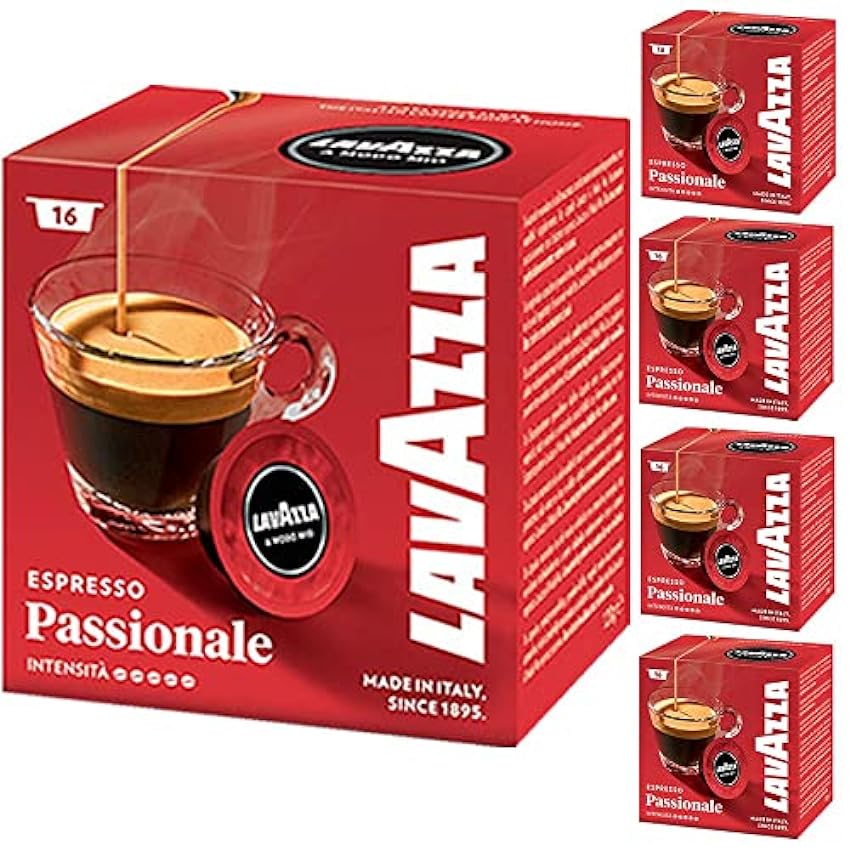 Lavazza A Modo Mio Espresso Passionale Lot de 5 capsule